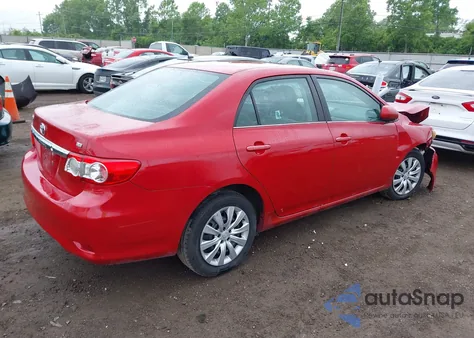 2013 Toyota Corolla S/Le из США, поврежденный, VIN 2T1BU4EE8DC102960